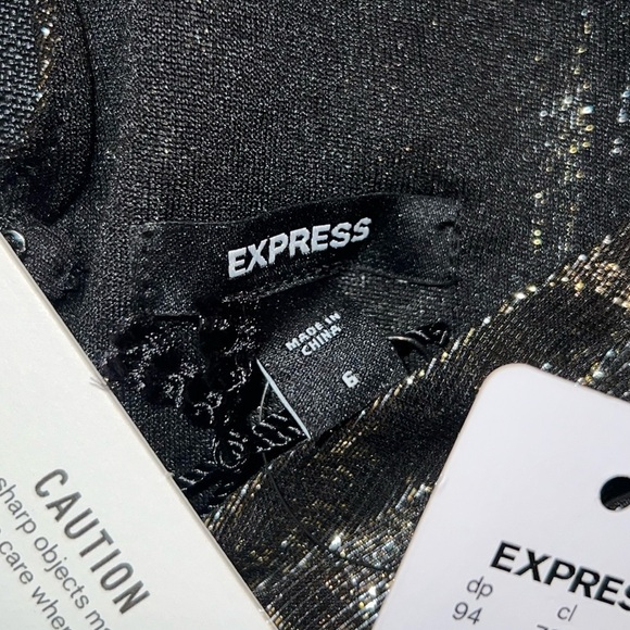 Metallic Silk V-Neck Ruched Ruffle Mini Dress - Picture 14 of 14